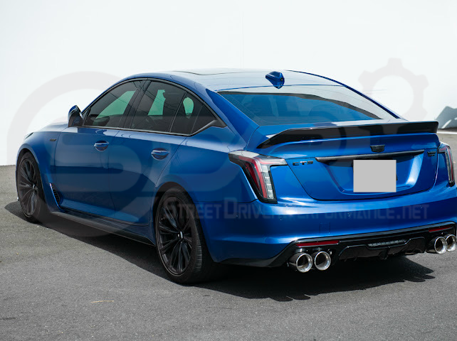 2020-Present Cadillac CT5 Sport / CT5-V / CT5-V Blackwing | Blackwing Style Rear Trunk Spoiler Wing