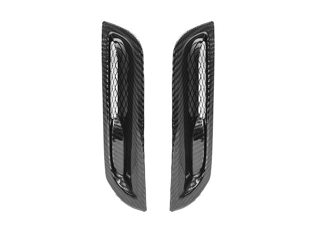 2023-UP TOYOTA GR COROLLA | FACTORY STYLE CARBON FIBER FRONT BUMPER SIDE VENT REPLACEMENT (PAIR)