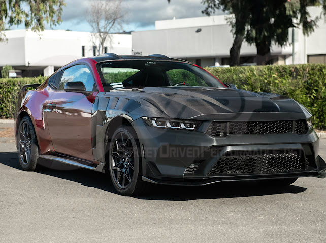 2015-Up Ford Mustang S550 & S650 Coupe | Factory Style Dry CARBON FIBER Tape-On Top Roof Panel Cover