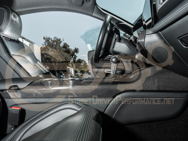 2024-UP FORD MUSTANG S650 | CARBON FIBER  ALL INCLUSIVE CENTER CONSOLE COVER