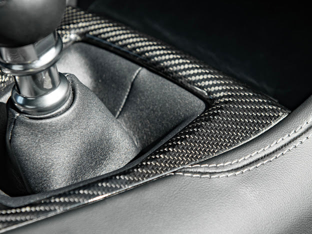 2024-Up Ford Mustang S650 | CARBON FIBER Interior Manual Gear Shift Panel Trim Cover