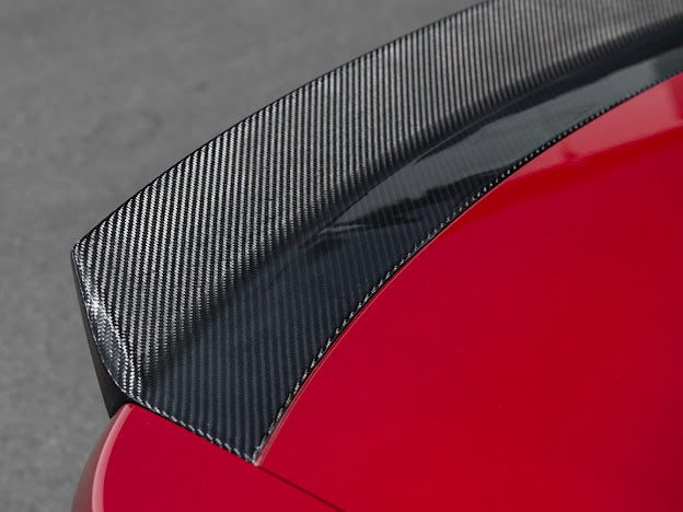 2024-UP FORD MUSTANG S650 | CARBON FIBER REAR TRUNK DUCKTAIL INTEGRATED WING SPOILER MODULE