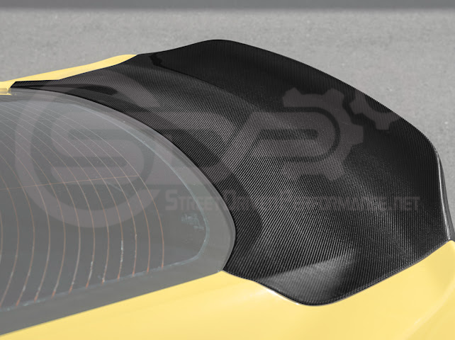 2015-2023 FORD MUSTANG | SUPER SNAKE STYLE REPLACEMENT REAR TRUNK LID WITH INTEGRATED SPOILER