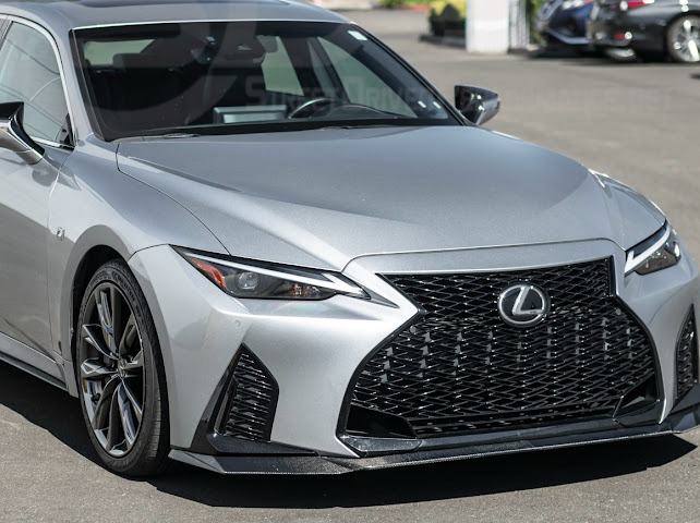 2021-UP LEXUS IS300, IS350, IS500 | JDM NOVEL STYLE CARBON FIBER FRONT BUMPER LIP SPLITTER GROUND EFFECTS