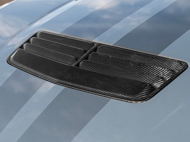 2024-UP FORD MUSTANG S650 | CARBON FIBER FRONT UPPER HOOD VENT INSERT