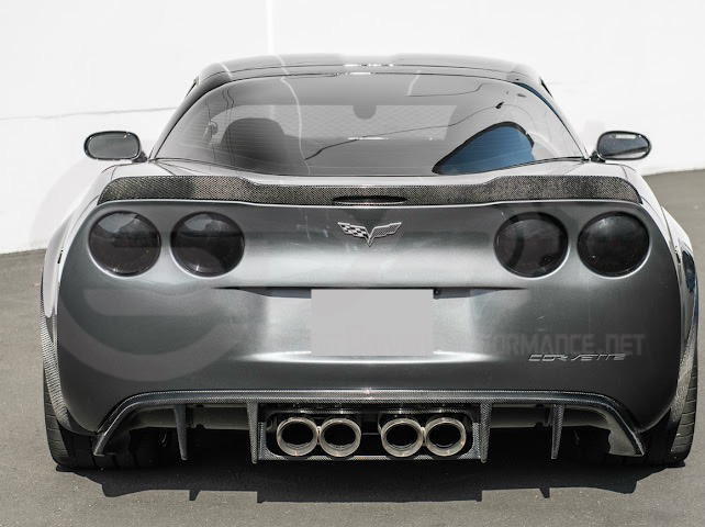 2005-2013 CORVETTE C6 | AGGRESSIVE STYLE REAR BUMPER DIFFUSER
