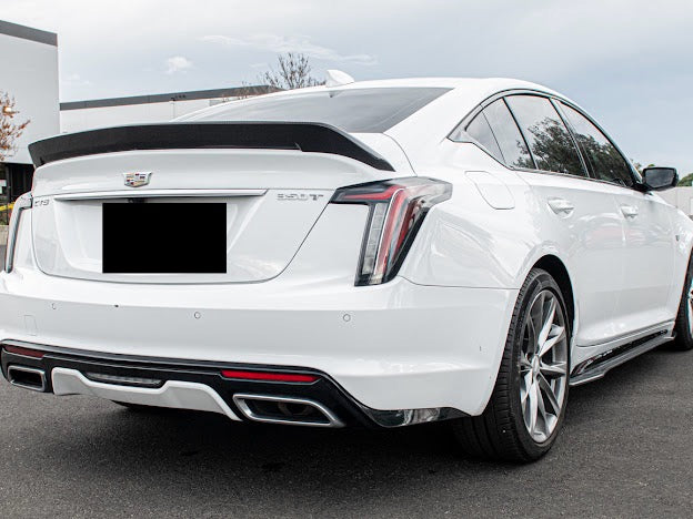 2020-Present Cadillac CT5 Sport / CT5-V / CT5-V Blackwing | CARBON FIBER Blackwing Style Spoiler Wing