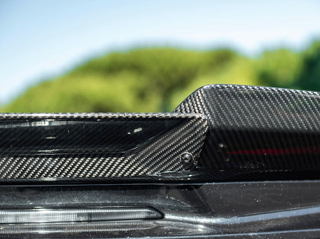 2023-UP CORVETTE C8 Z06 | REAR CENTER WICKERBILL SPOILER WING EXTENTION