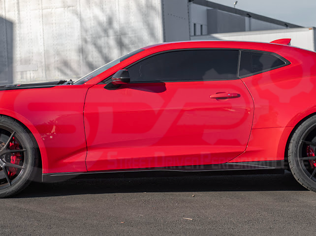2016-2024 6TH GEN CAMARO ZL1 SIDE SKIRTS ROCKER PANLES GROUND EFFECTS