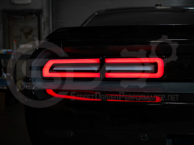 2008-2014 DODGE CHALLENGER | FACELIFTED SEQUENTIAL SIGNAL LED CLEA REAR TAILLIGHTS (PAIR)