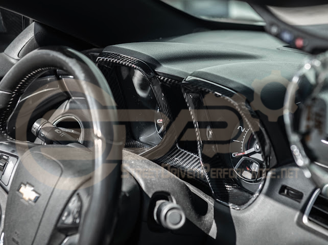 2010-2015 CHEVROLET CAMARO CARBON FIBER DASHBOARD GAUGE CLUSTER TRIM COVER