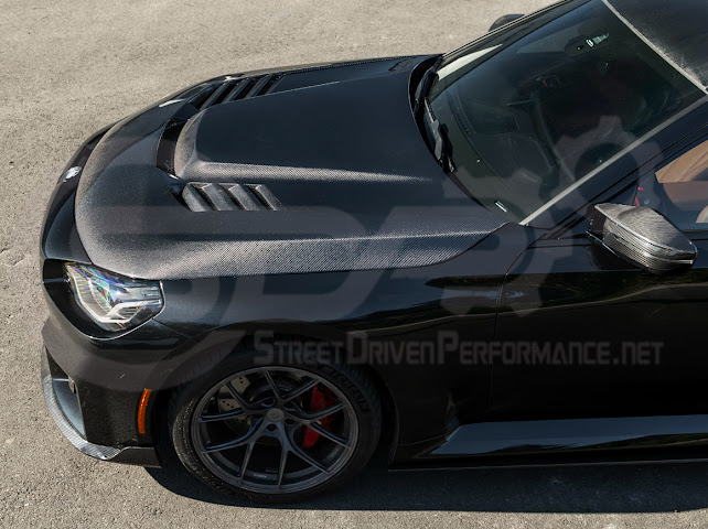 2023-Up BMW G87 M2 | TR Style 3PCS Carbon Fiber Front Bumper Splitter Lip Ground Effects