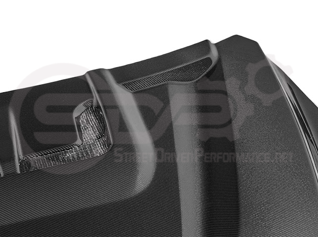 2022-UP TOYOTA TUNDRA | SDP CARBON FIBER FRONT VENTED HOOD WITH SIDE VENTS