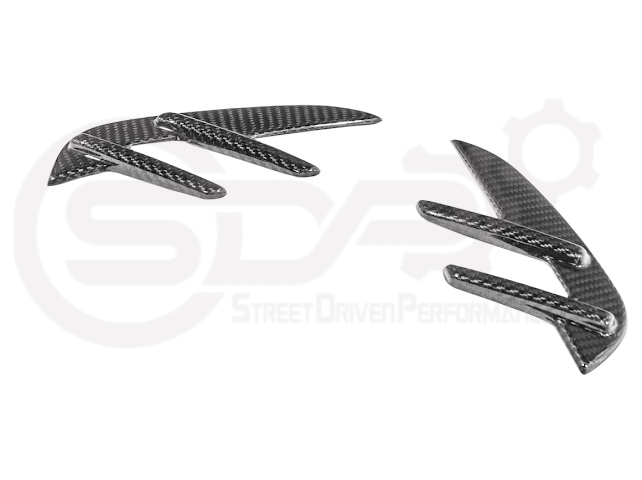 2021-UP BMW G82 G83 M4 | FACTORY REPLACEMENT CARBON FIBER SIDE FENDER VENT TRIM COVERS PAIR