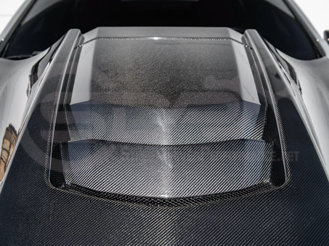 2008-2009 PONTIAC G8 CARBON FIBER ZR1 STYLE FRONT VENTED COWL HOOD