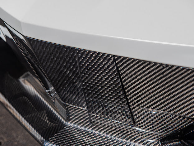 2020+ CHEVROLET CORVETTE C8 STINGRAY & Z51 | CARBON FIBER FASCIA PANEL GRILLE REPLACEMENT