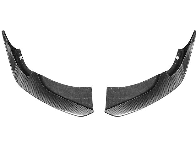 2020-UP TOYOTA SUPRA A91 CARBON FIBER FRONT SPLITTER LIP GROUND EFFECTS (2 PEICE)