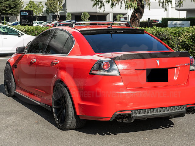 2008-2009 PONTIAC G8 | CARBON FIBER REAR TRUNK LID WICKERBILL SPOILER WING