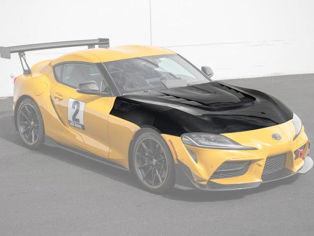 2020-Up Toyota GR Supra A90 A91 | JDM Performance Style Carbon Fiber Front Air Vented Hood