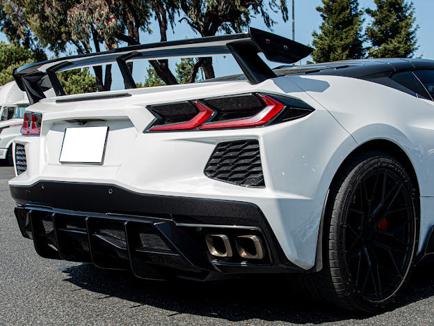 2020+ CORVETTE C8 Z51 REAR LOWER DIFFUSER FINS *ADD-ON*
