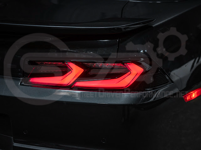2014-2015 CHEVROLET CAMARO | GM C8 CORVETTE STYLE SEQUENTIAL SIGNAL LED REAR TAILLIGHT PAIR (CLEAR OR SMOKE TINTED LENSES)