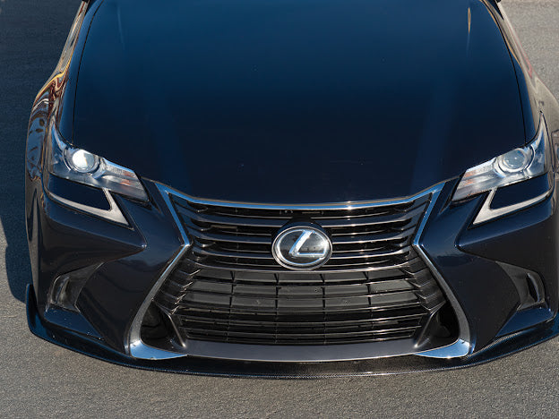 2016-2020 Lexus GS-Series JDM Lexon Style CARBON FIBER Front Bumper Lip Splitter