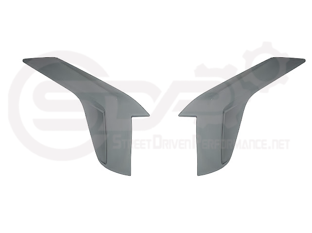 2020-Up Cadillac CT4 | SMOKE TINTED Rear Tail Light Trim Bezel Cover Pair