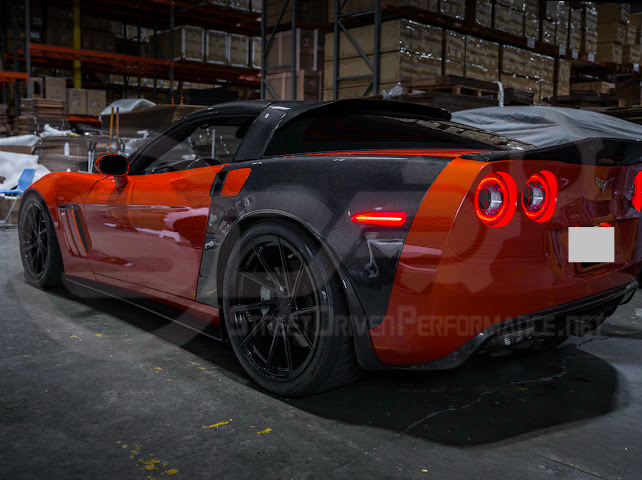 2005-2013 Chevrolet Corvette C6 | Amber Light LED Side Fender Markers Pair (Front and / or Rear) {Clear, Amber, Red, or Smoke Lenses}