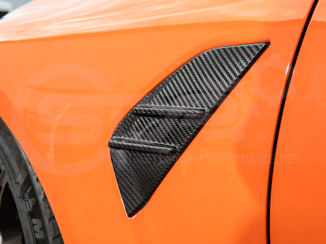 2021-UP BMW G80 M3 | FACTORY REPLACEMENT CARBON FIBER SIDE FENDER VENT COVERS REPLACEMENT PAIR