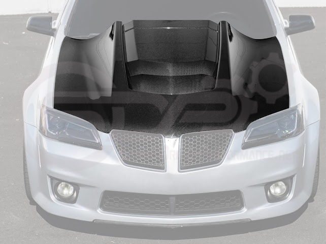 2008-2009 PONTIAC G8 CARBON FIBER ZR1 STYLE FRONT VENTED COWL HOOD