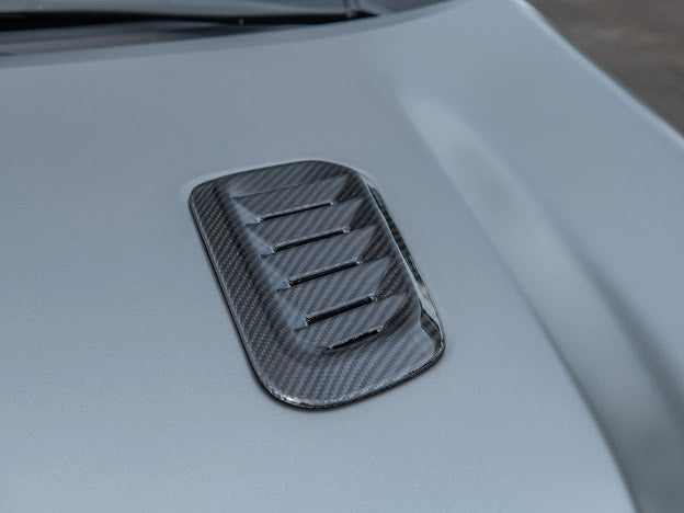 2023-UP TOYOTA GR COROLLA |FACTORY STYLE CARBON FIBER FRONT BULGE HOOD VENTS REPLACEMENT