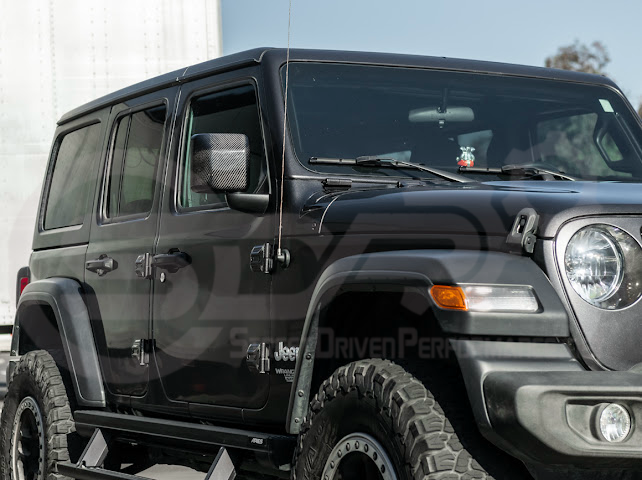 2018-UP JEEP WRANGLER GLADIATOR CARBON FIBER MIRROR CAP COVERS PAIR
