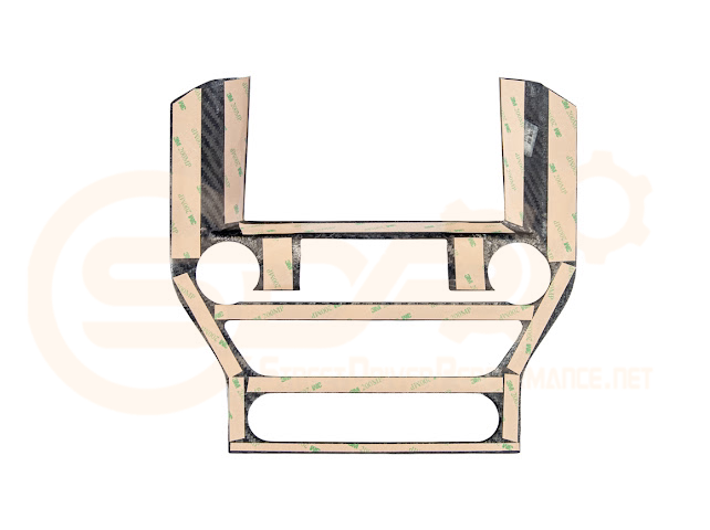 2015-2023 S550 | FORD MUSTANG CARBON FIBER CENTER CONSOLE CONTROL PANEL TRIM COVER