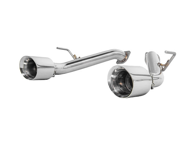 2023-PRESENT NISSAN 400Z RZ34 | MUFFLER DELETE AXLE BACK DUAL TIPS EXHAUST (CHROME OR BURNT BLUE TIPS)