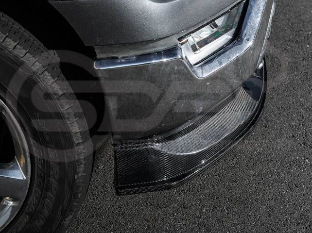 2021-Up Ford F-150 | SDP Performance CARBON FIBER 2Pcs Front Bumper Lip Splitter Ground Effects