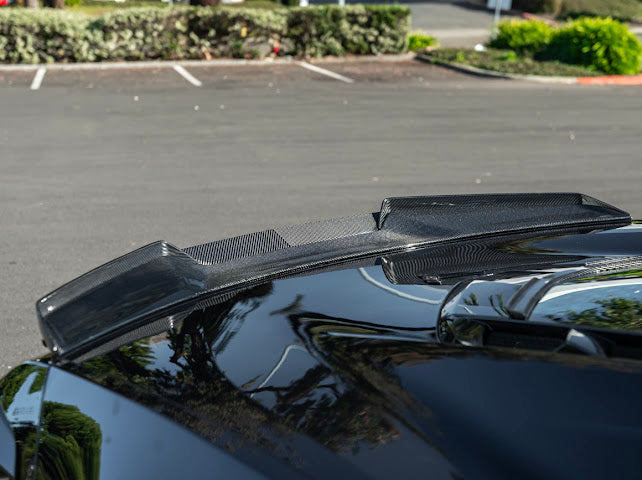 2023-UP CORVETTE C8 Z06 | REAR CENTER WICKERBILL SPOILER WING EXTENTION