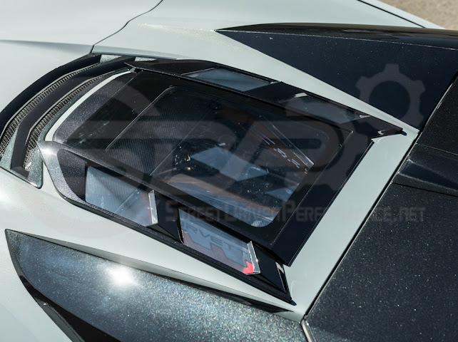 2020-UP CORVETTE C8 CONVERTIBLE | REAR HATCH UPPER HTC TONNEAU WINDOW INSERTS