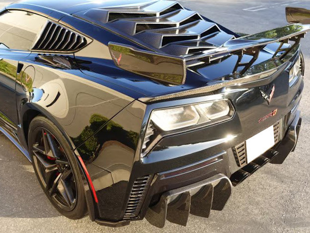 *BLEMISHED-DISCOUNTED* 2019 CHEVROLET CORVETTE C7 ZR1 CARBON FIBER REAR LID BASE SPOILER / WING