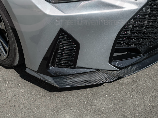 2021-UP LEXUS IS300, IS350, IS500 | JDM NOVEL STYLE CARBON FIBER FRONT BUMPER LIP SPLITTER GROUND EFFECTS