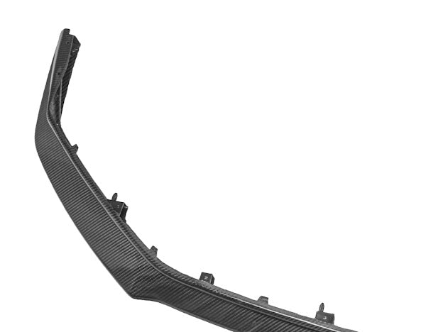 2024-Up Ford Mustang S650 | Dark Horse Factory Style CARBON FIBER Front Bumper Lip Splitter Ground Effects