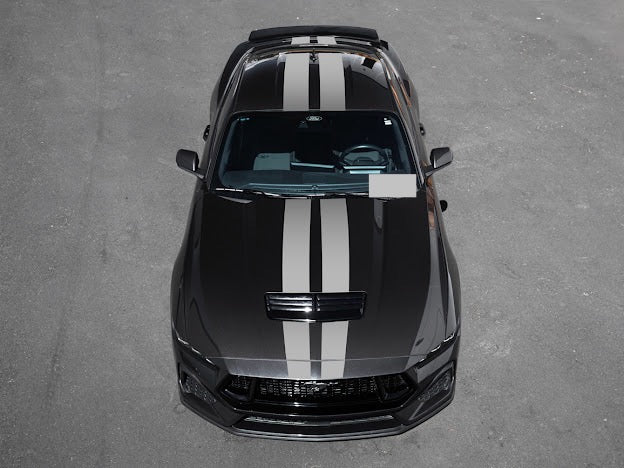 2024-UP FORD MUSTANG S650 | HOOD BODY STRIPE 3M DECALS