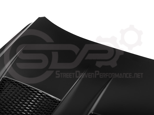 2018-2023 FORD MUSTANG S550 | GTD STYLE ALUMINUM FRONT AIR VENTED HOOD