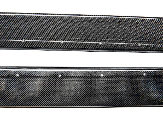 2015-2020 BMW F82 / F83 M4 | M-PERFORMANCE EXTENDED STYLE CARBON FIBER SIDE SKIRTS ROCKER PANELS GROUND EFFECTS