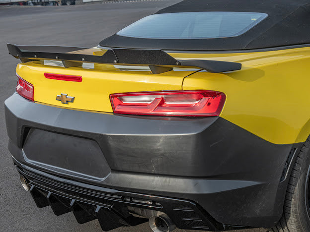 2010-2013 5TH GEN CAMARO GM FLUSH MOUNT WING SMOKE TINTED WICKERBILL