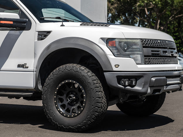 2009-2014 Ford F-150 Raptor SVT | SDP Package Carbon Fiber Side Fender Vents Trim Replacement (Pair)