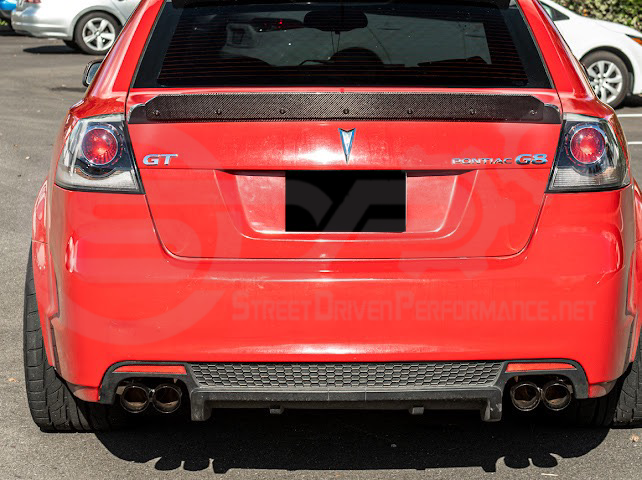 2008-2009 PONTIAC G8 | CARBON FIBER REAR TRUNK LID WICKERBILL SPOILER WING
