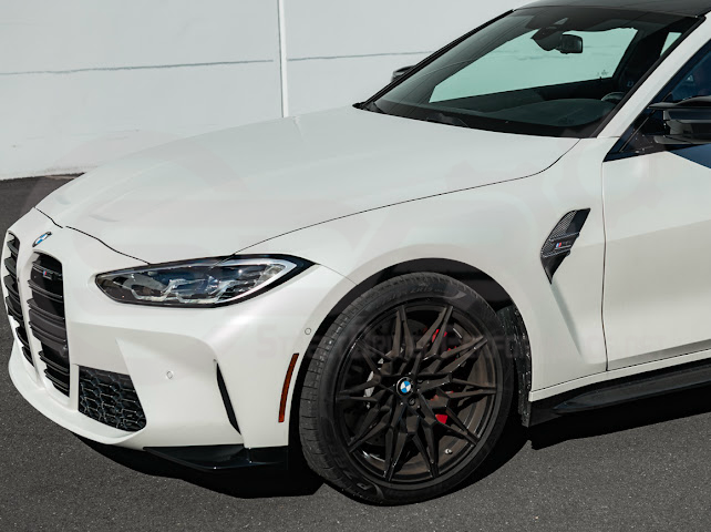 2021-UP BMW G82 G83 M4 | FACTORY REPLACEMENT CARBON FIBER SIDE FENDER VENT TRIM COVERS PAIR