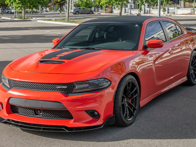 2015-UP DODGE CHARGER SRT PERFORMANCE FRONT SPLITTER (4pc)