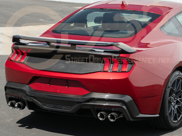 2024-UP FORD MUSTANG S650 | CARBON FIBER REAR TRUNK PANEL COVER TRIM