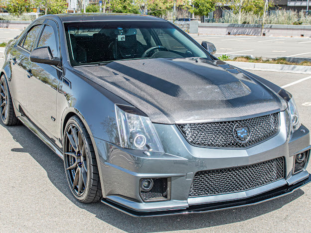 2009-2015 Cadillac CTS-V V2 | Basic Style Front Bumper Lip Splitter Ground Effects